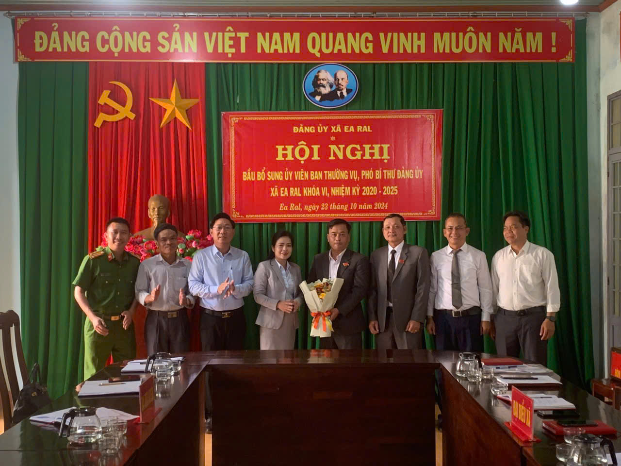 Hội nghị bầu bổ sung Ủy viên Ban thường vụ, Phó Bí  thư Đảng ủy xã Ea Ral khóa VI, nhiệm kỳ 2020-2025